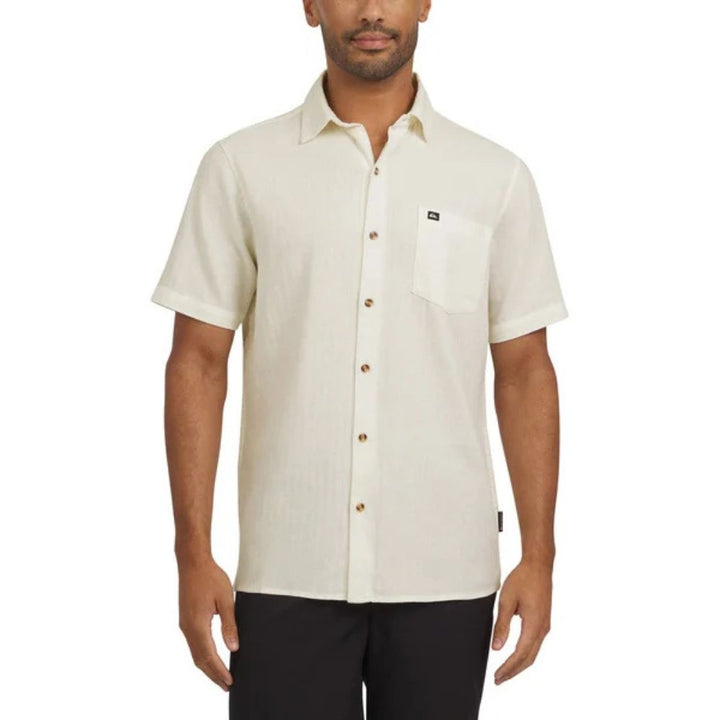 Quicksilver - Chemise à manches courtes à chevrons