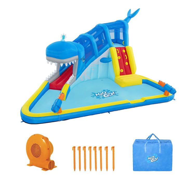 H2OGO! - Parc aquatique gonflable géant pour enfants Whales 'n Waves