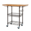 Trinity - Pro Storage Bamboo Expandable Kitchen Cart