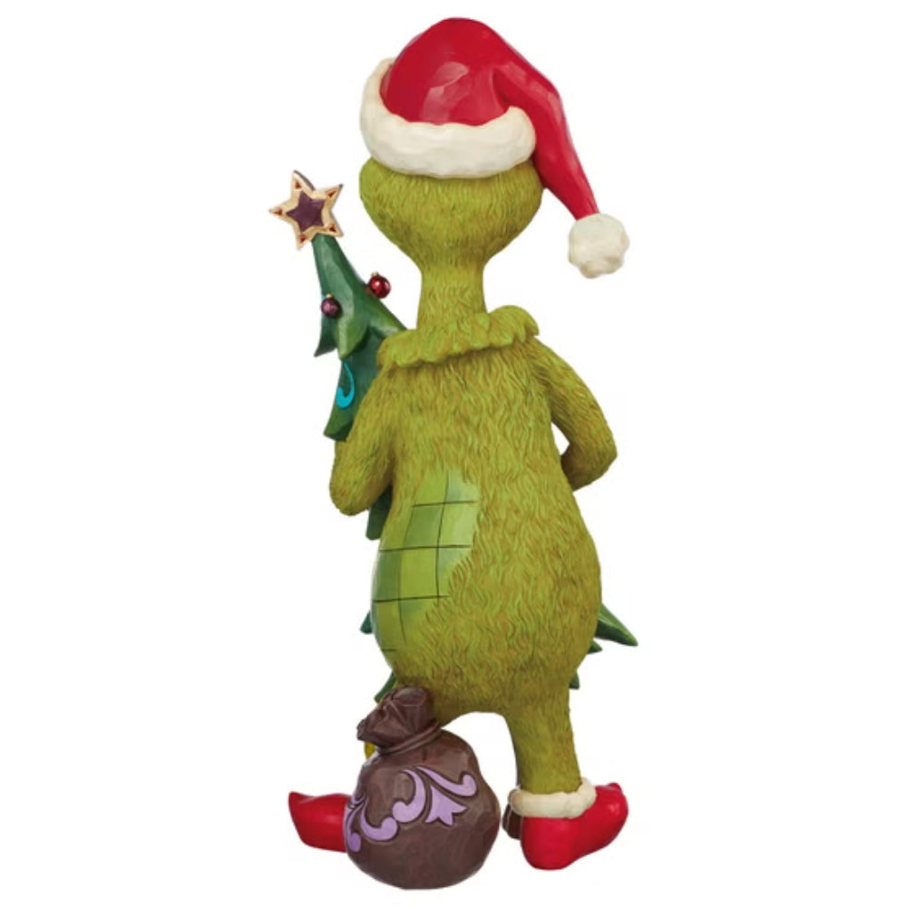 Jim Shore - Grincheux avec Sapin de Noël de 50,8 cm (20 po)
