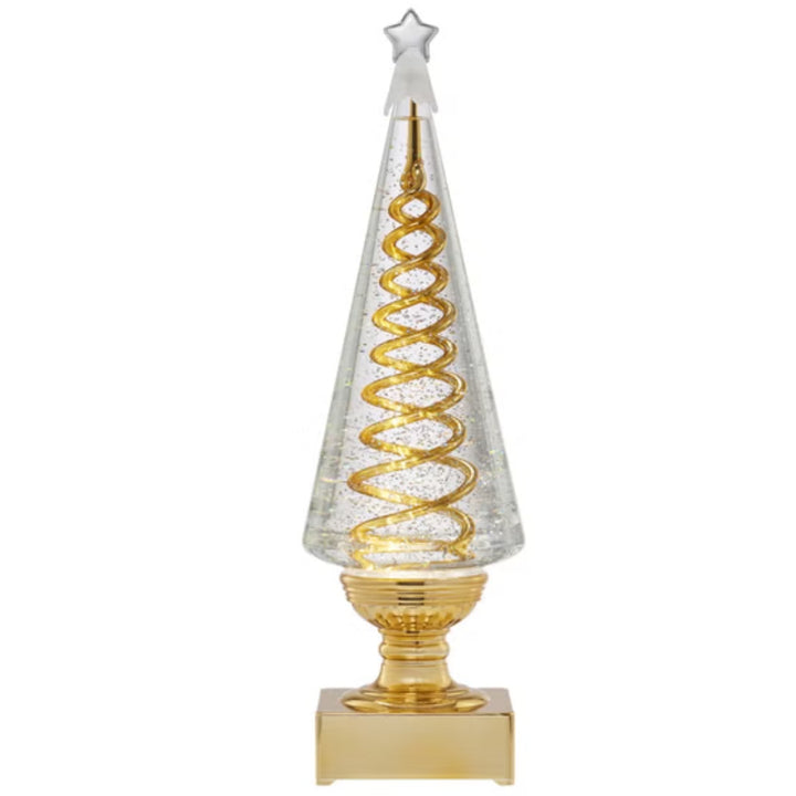 Ensemble de 2 sapins de Noël en spirale de 35.5 cm (14 po)