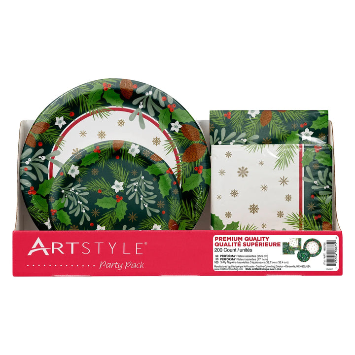 Artstyle - Ensemble de papier et de serviettes élégantes des fêtes