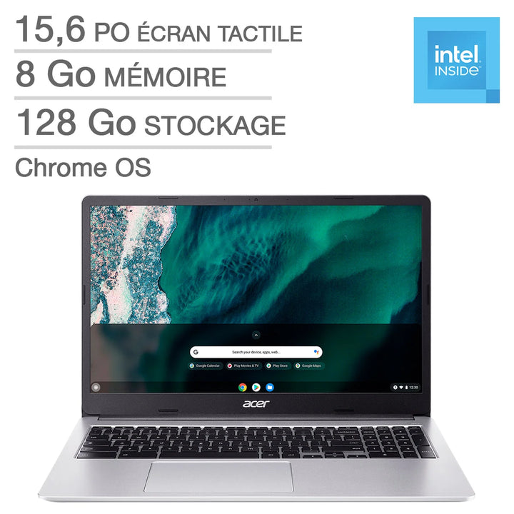 Acer - Ordinateur portable Chromebook de 15,6'', Intel Celeron N4500