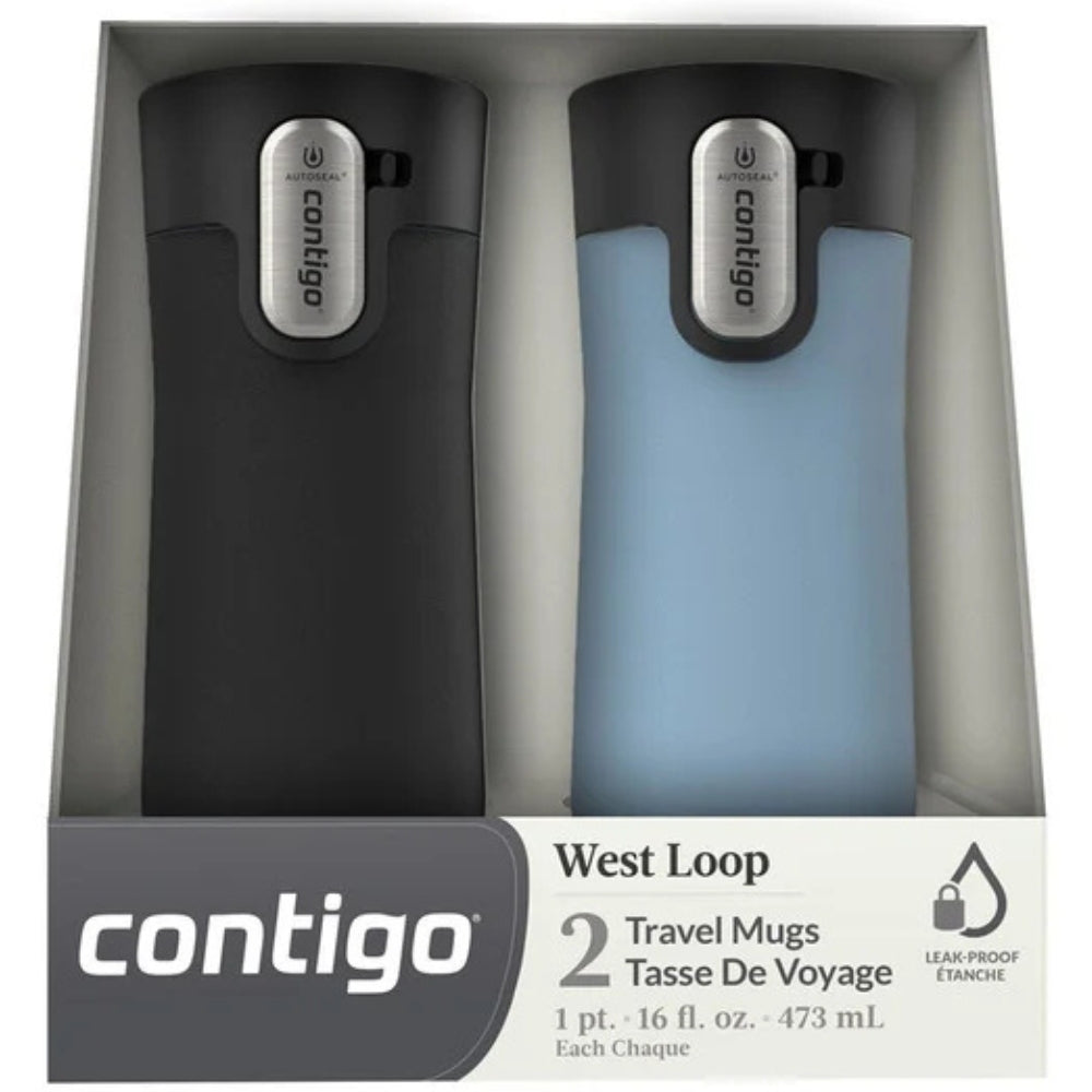 Contigo - Ensemble de 2 tasses de voyage West Loop de 473 mL (16 oz)