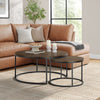 Bayside Furnishings - Ensemble de 2 tables gigognes
