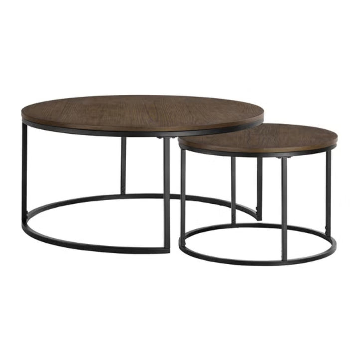 Bayside Furnishings - Ensemble de 2 tables gigognes