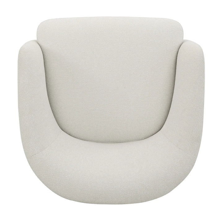 Henredon – Chaise pivotante en tissu Murphy