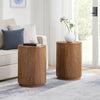 Finn - Ensemble de 2 tables d'appoints rondes