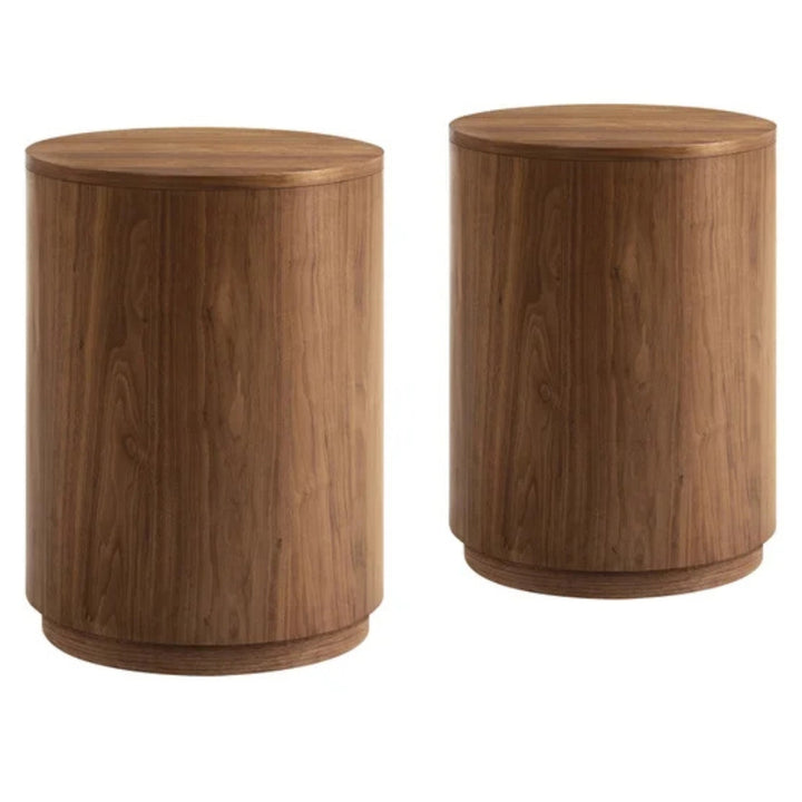 Finn - Ensemble de 2 tables d'appoints rondes