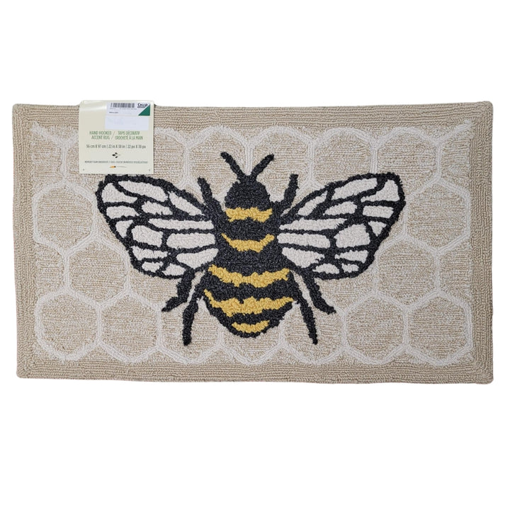 Tapis décoratif crocheté à la main