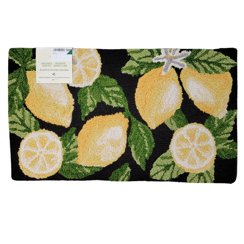 Tapis décoratif crocheté à la main