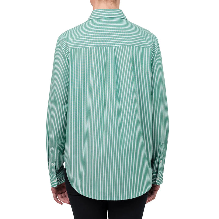 United Colors of Benetton - Chemise tissée à rayures en coton Supima