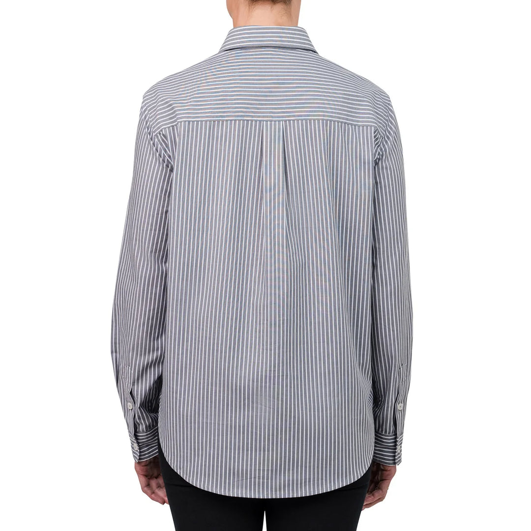 United Colors of Benetton - Chemise tissée à rayures en coton Supima