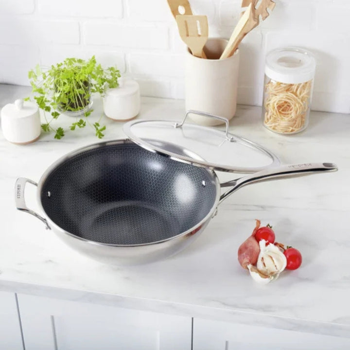 HENCKELS - Paradigm 3-Ply Hybrid Ceramic Nonstick Wok, 30 cm
