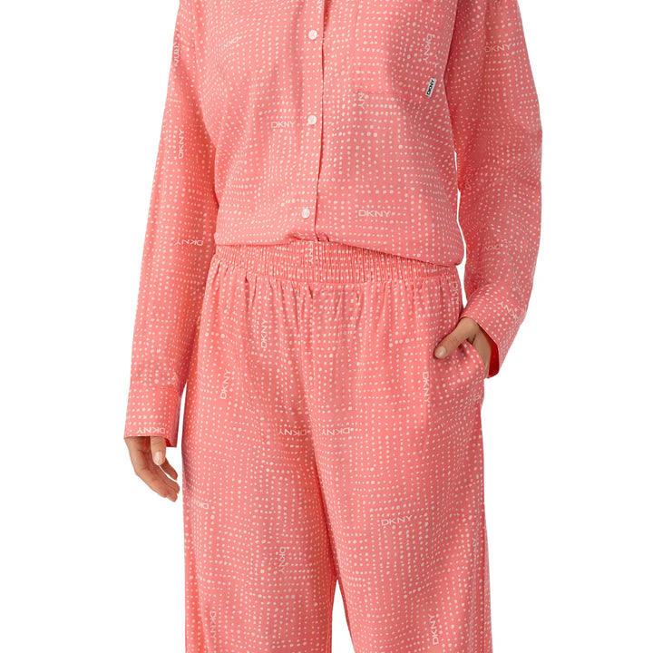 DKNY - Ensemble pyjama en linon 2 pièces