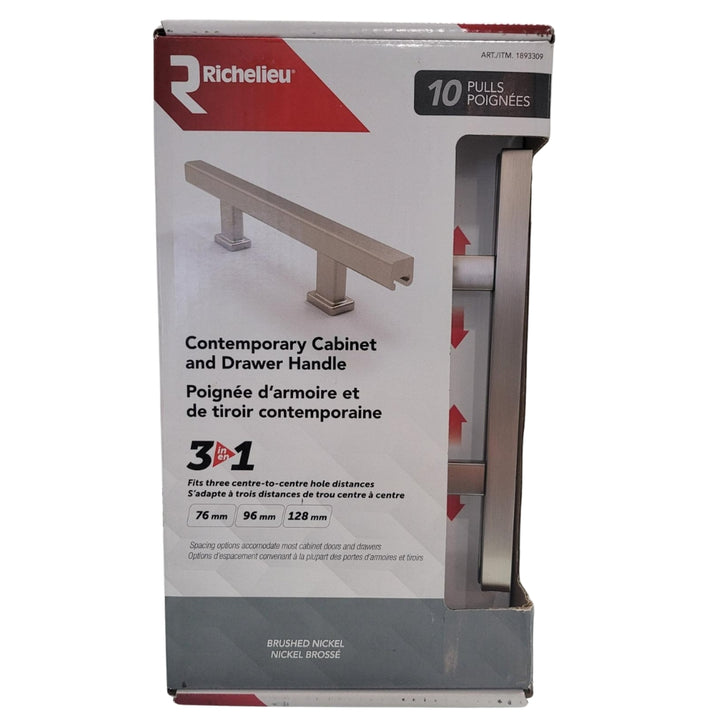 Richelieu Cabinet and Drawer Handle - 10-Pack