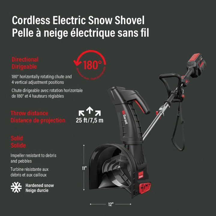 Garant - Pelle à neige électrique sans fil