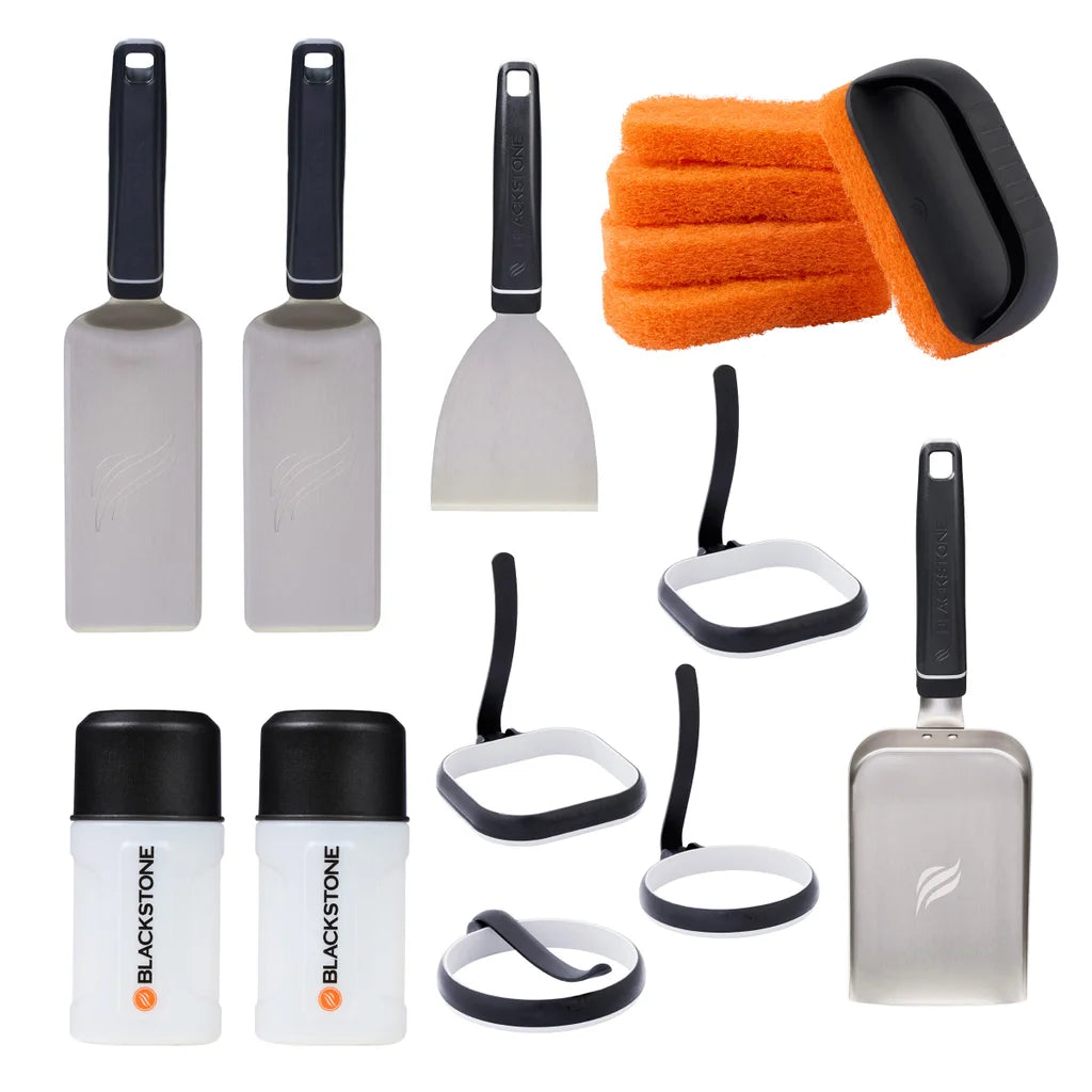 Blackstone - Ensemble d'accessoires pour plaque de cuisson Patio Griddle, 16 pièces