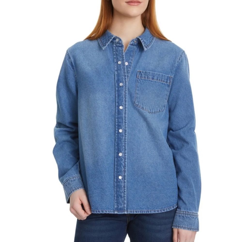 Lucky Brand - Denim Button-Up Shirt