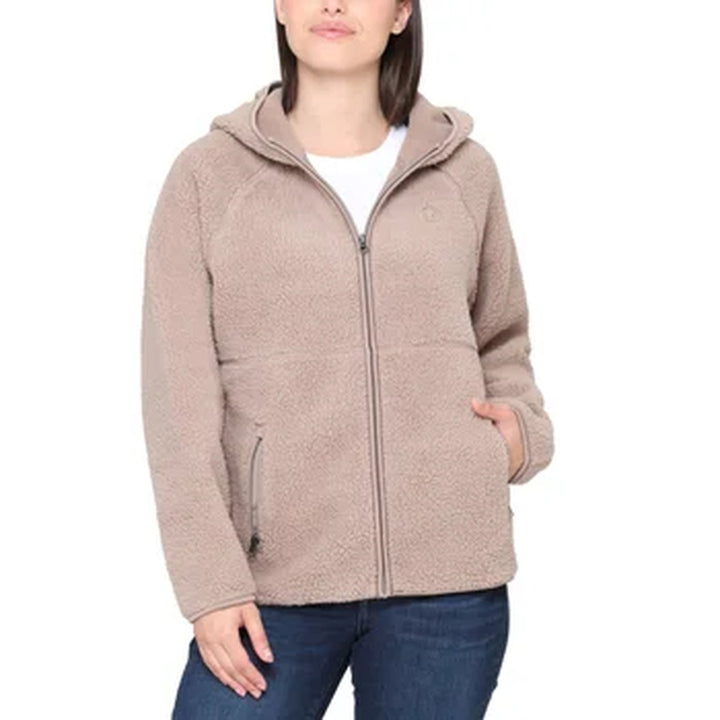Sierra Designs – Veste en sherpa avec fermeture à glissière à l’avant