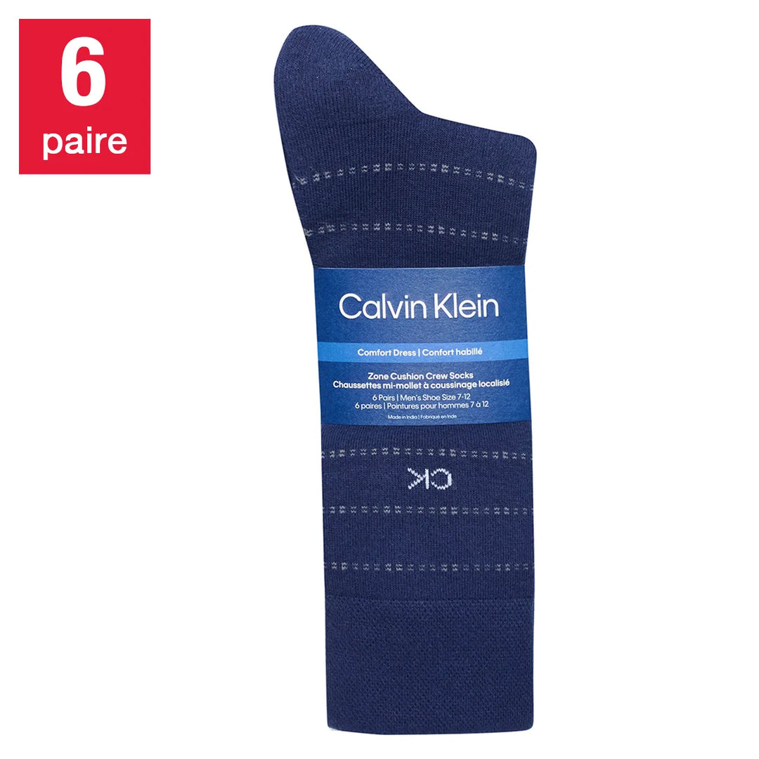 Calvin Klein - Chaussettes habillées, 6 paires