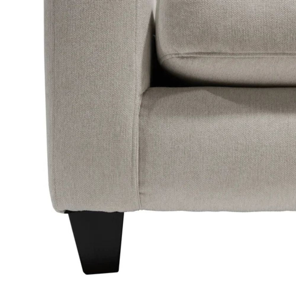 Minhas - 3-seater fabric sofa