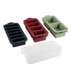 Trudeau - Bacs de congélation silicone avec couvercles Clever Cubes, paquet de 5