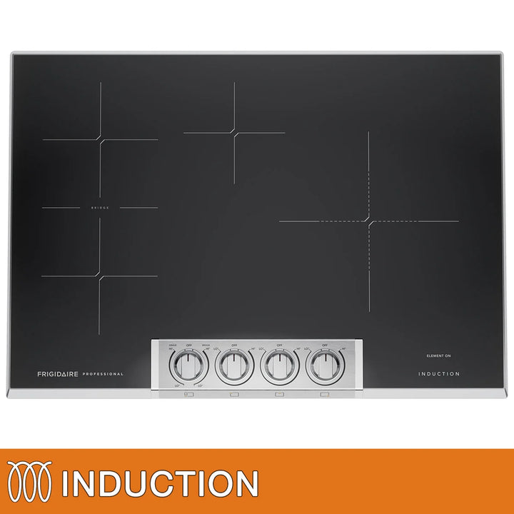 Frigidaire Professionnel - Table de cuisson à 4 brûleurs à induction de 30 po