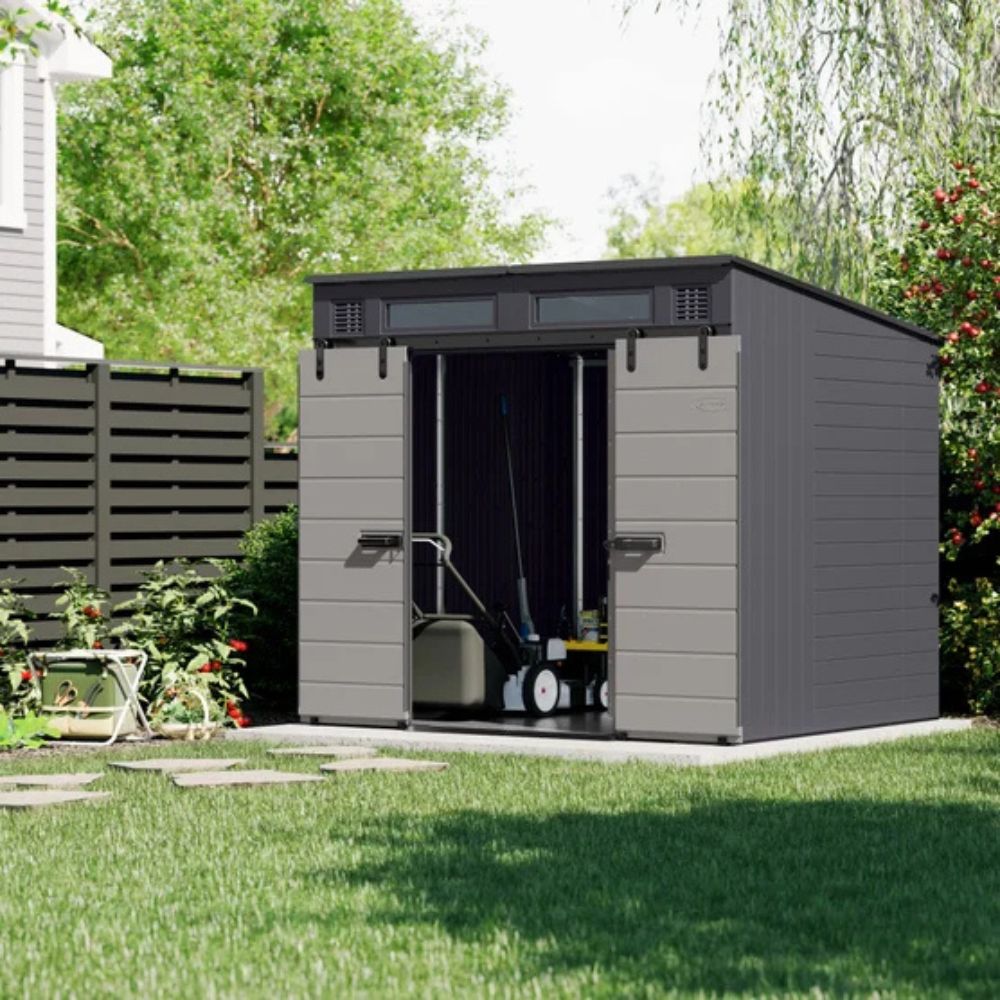 Suncast - Remise 8 x 7 pi avec double porte de grange