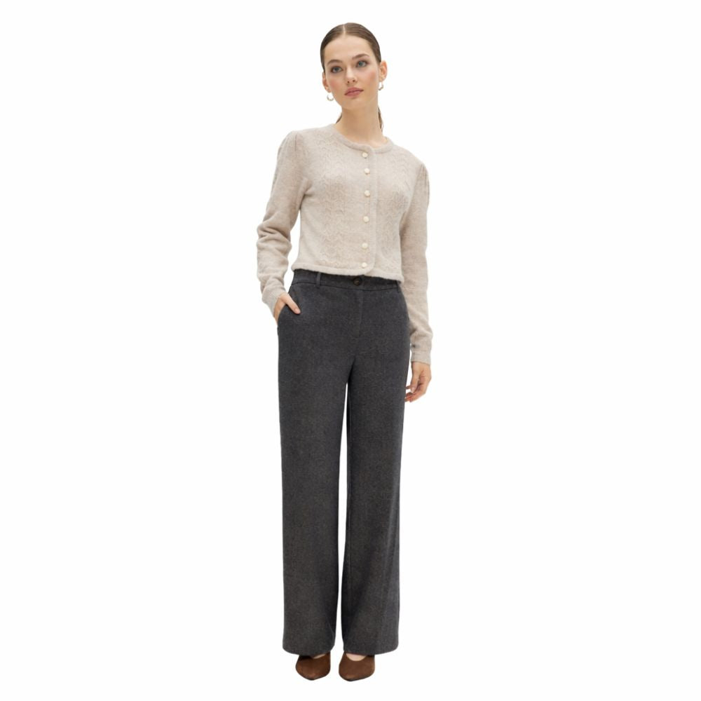 Hilary Radley - Pantalon jambe droite brossé