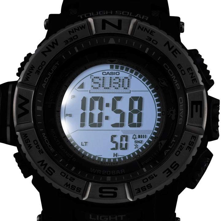 Casio - Montre homme PRO TREK à triple capteur - PRW-3500-1