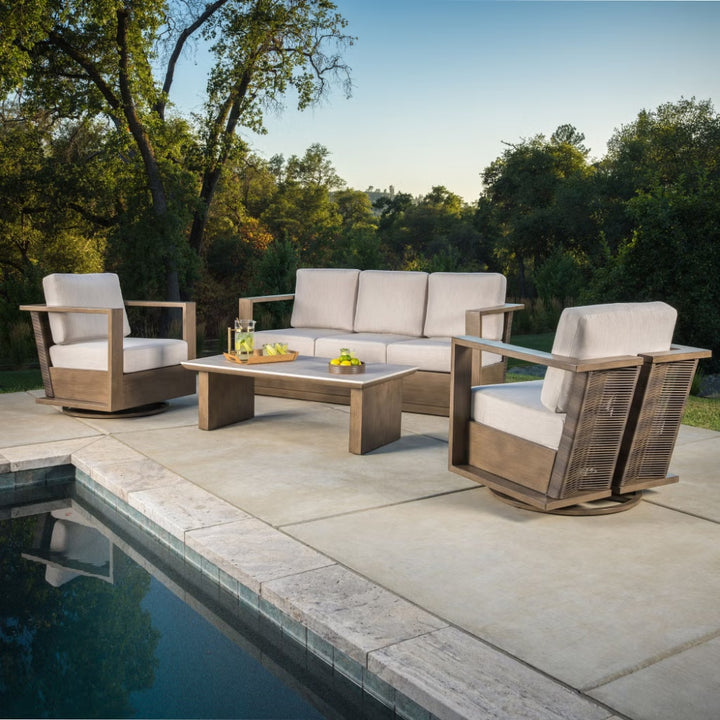 SunVilla - Sorrento Outdoor Patio Seating Set, 4 Pieces