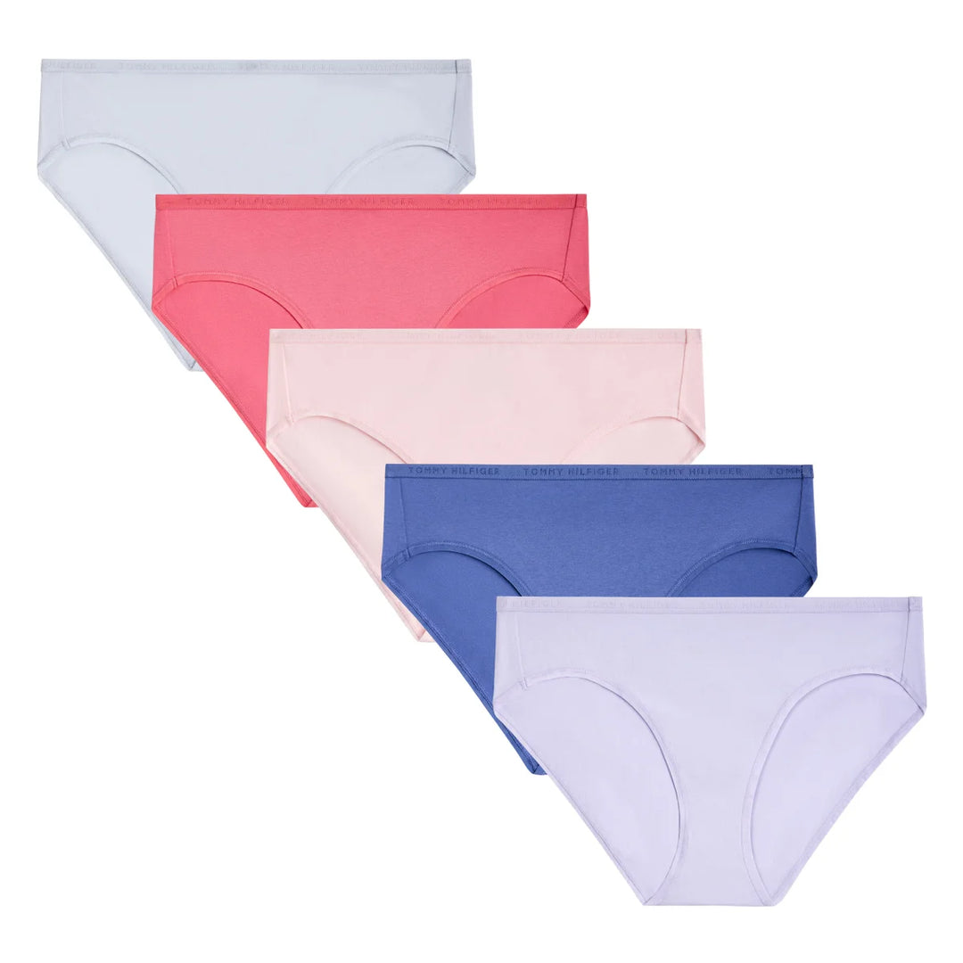 Tommy Hilfiger - Culottes bikini en coton, paquet de 5
