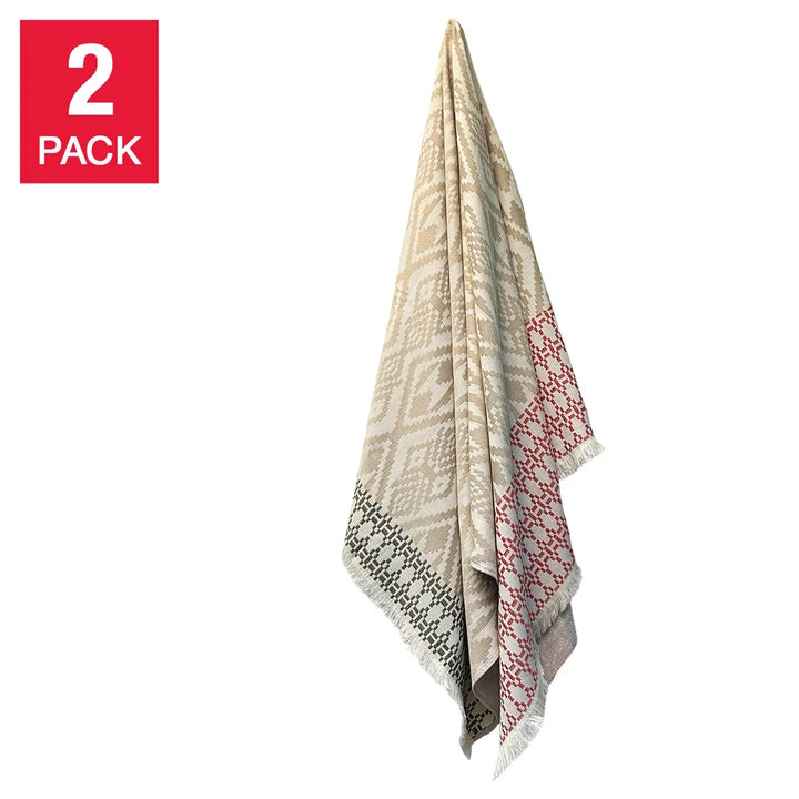 Made in Portugal - Fouta Beach Towel, pack of 2