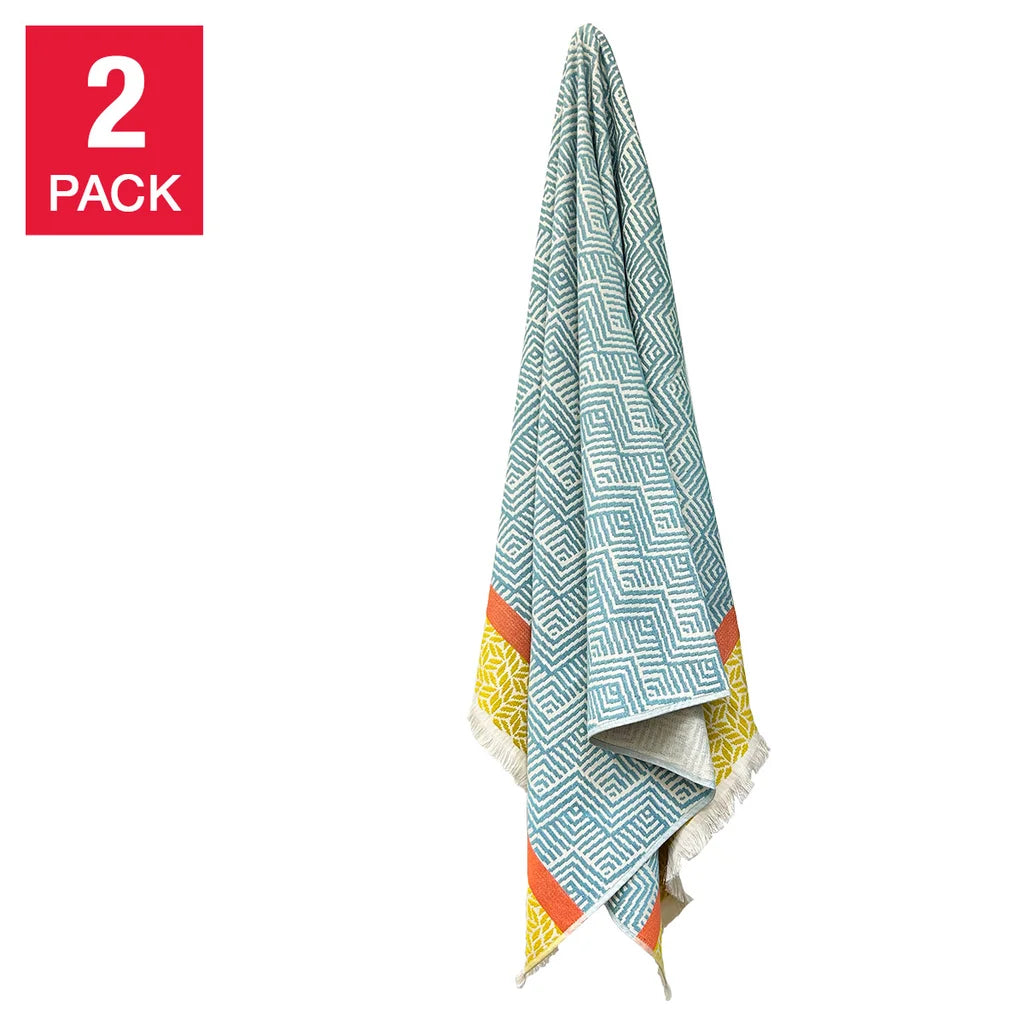 Made in Portugal - Fouta Beach Towel, pack of 2