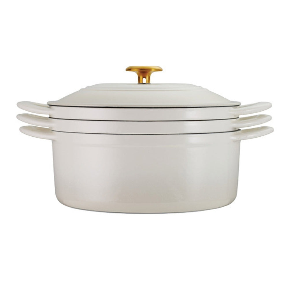 Tramontina - Ensemble de plats empilables en fonte émaillée, 4 pièces