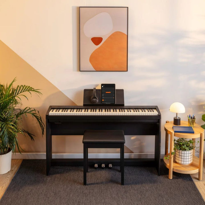 Roland - Digital piano with bench and headphones