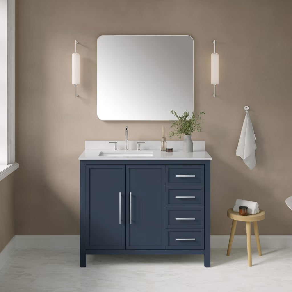 OVE Decors - Eliot 42 in vanity with quartz countertop