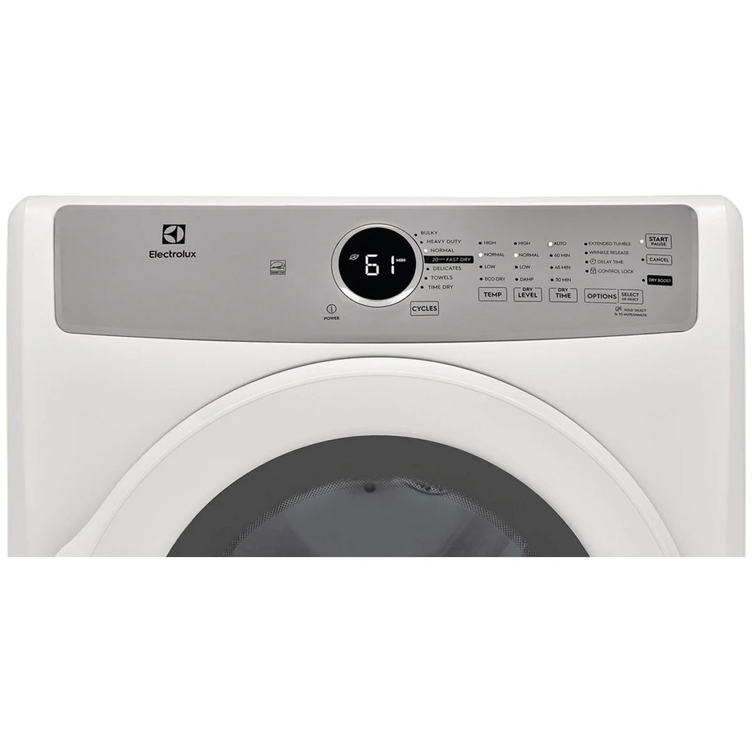 Electrolux Series 3 - 27 in. Front Load White Gas Dryer, 8 cu. ft.