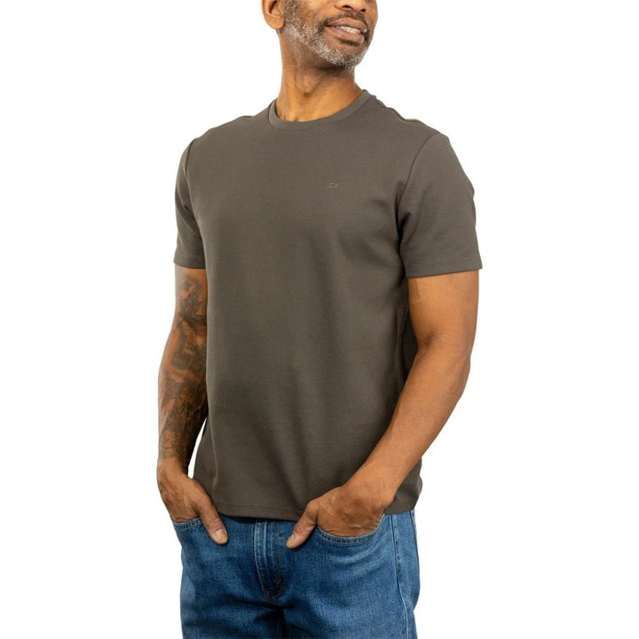 Calvin Klein - T-shirt micro-gaufre