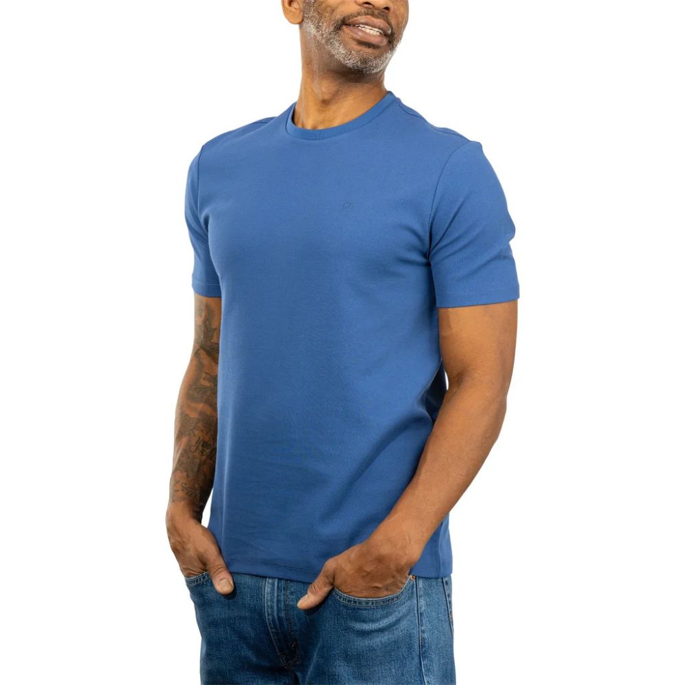 Calvin Klein - T-shirt micro-gaufre