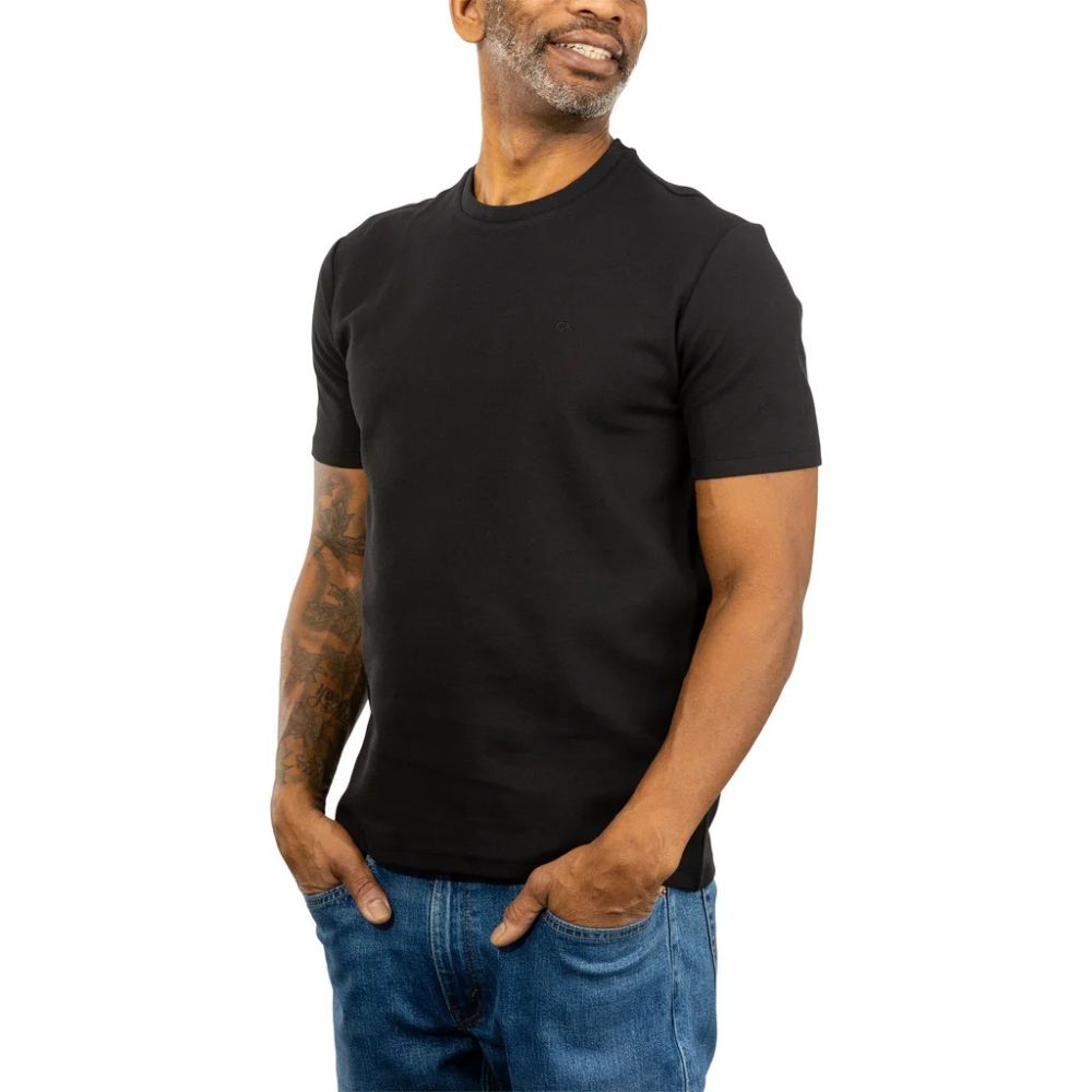 Calvin Klein - T-shirt micro-gaufre