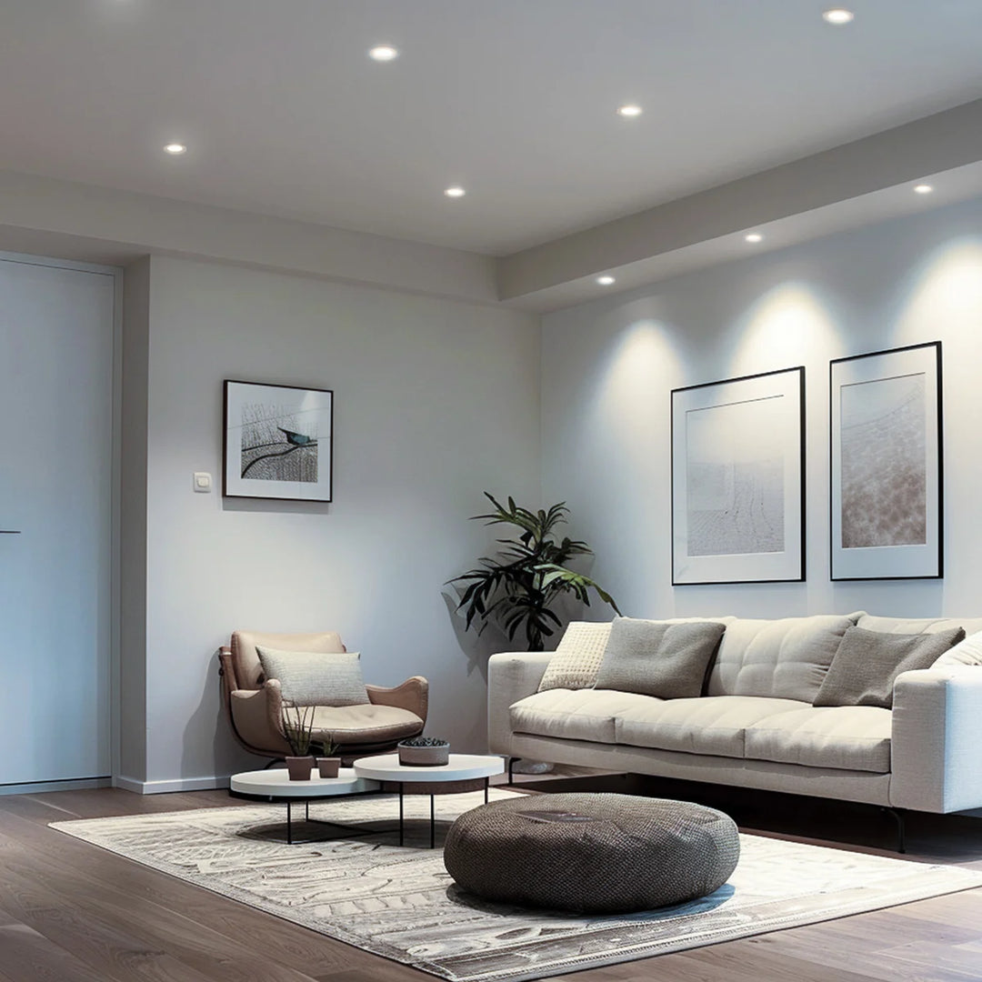 Globe Electric - Ensemble de 12 luminaires encastrés minces intégrés 3 CCT