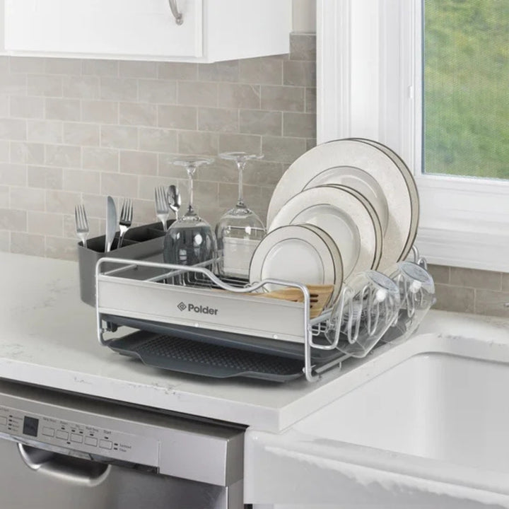 Polder - Aluminum dish rack, 4 pieces