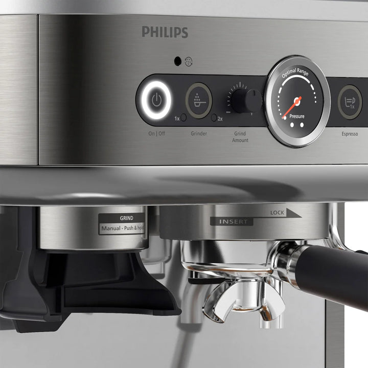 Philips - Machine à expresso semi-automatique Barista Brew