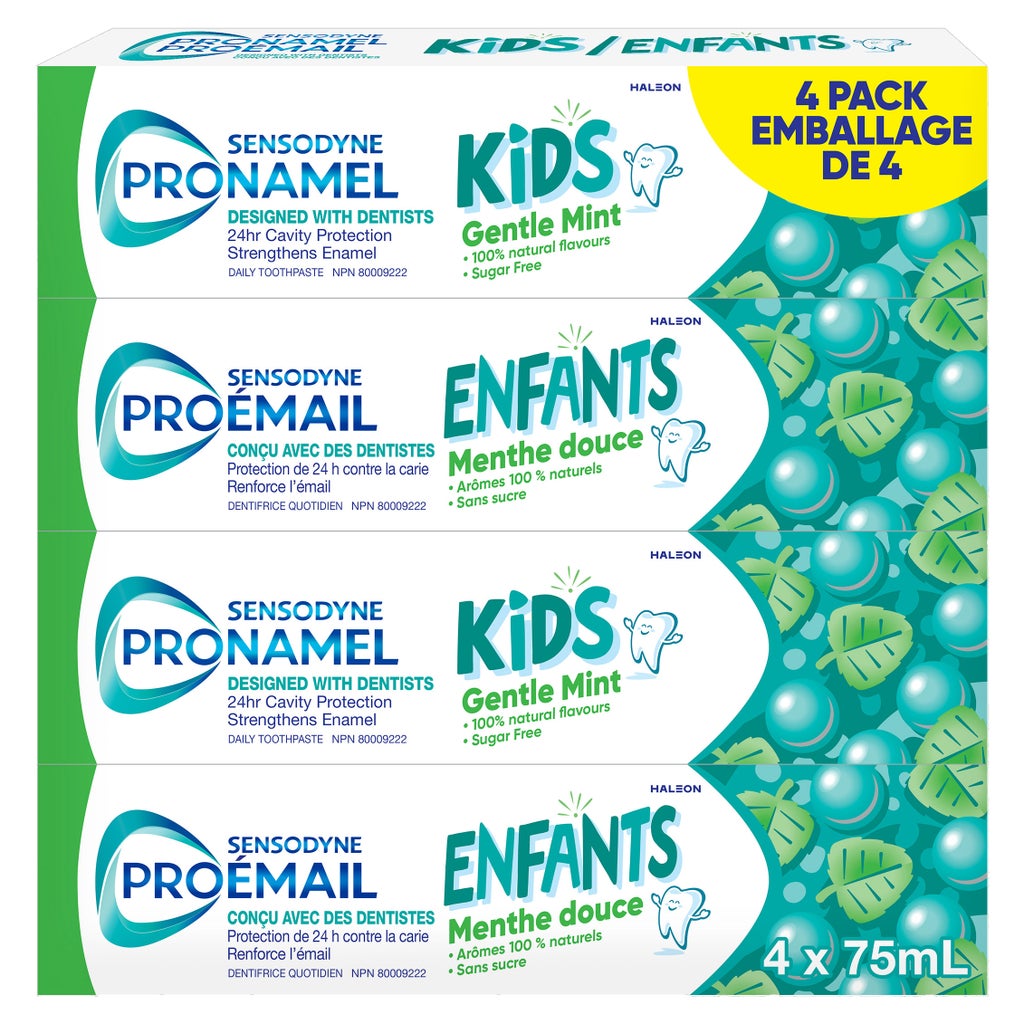 Pronamel - Dentifrice Pro-Émail pour enfants, 4 x 75 ml