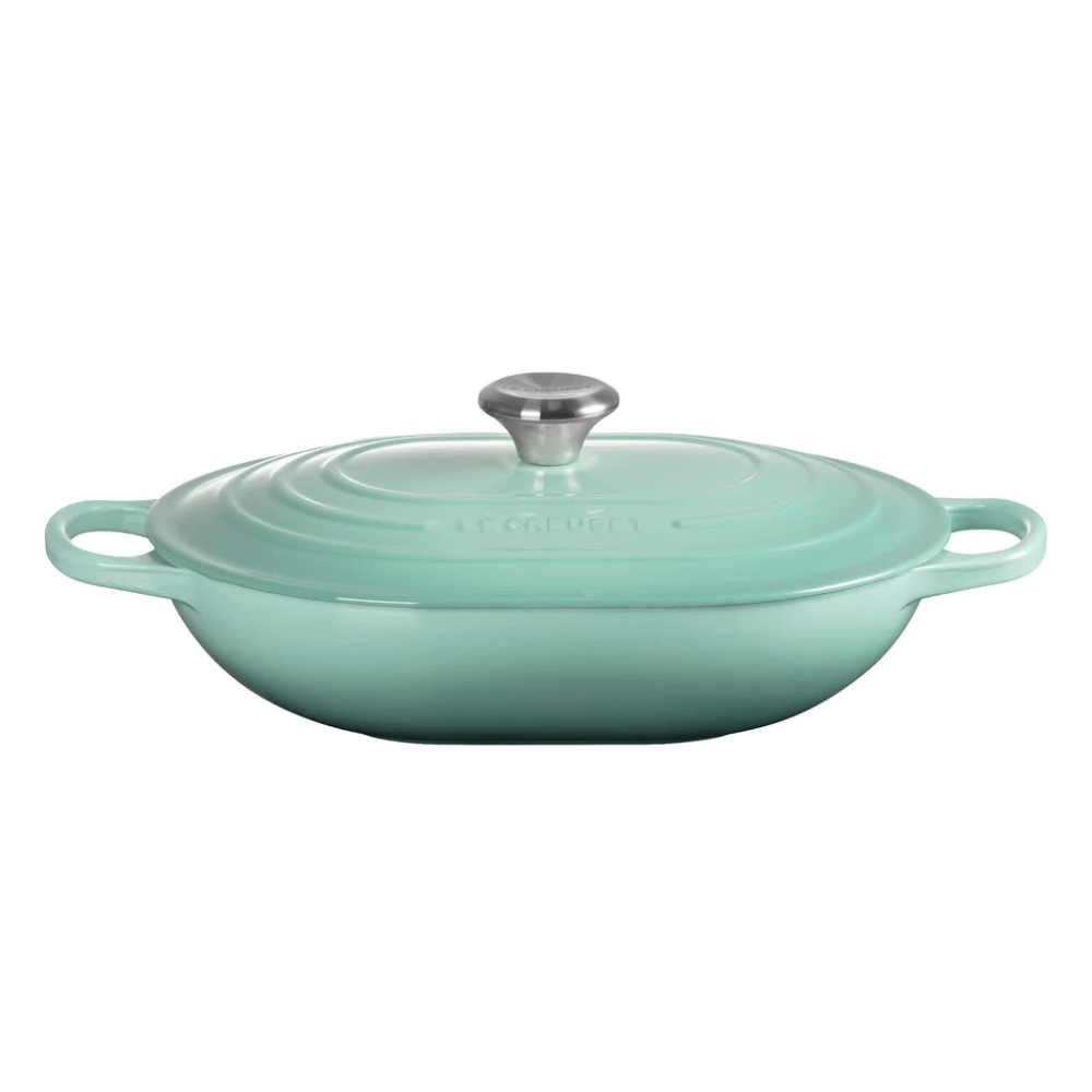 Le Creuset - Oblong Enameled Cast Iron Dutch Oven, 3.4 L