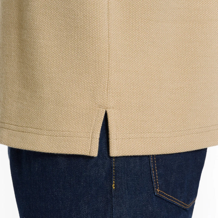 Van Heusen - Chandail à manches longues et col rond en jacquard