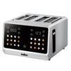 Salton - 4-Slice Touchscreen Toaster