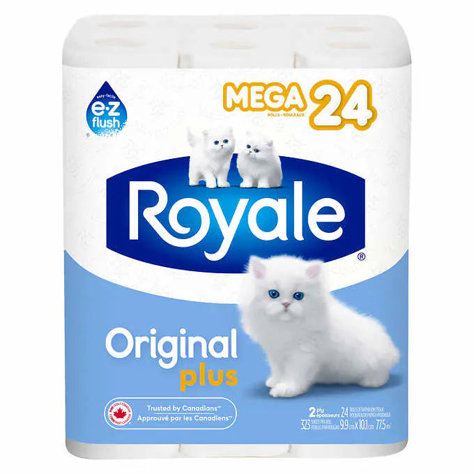 Royale - Papier hygiénique originale plus 24 x 323 feuilles